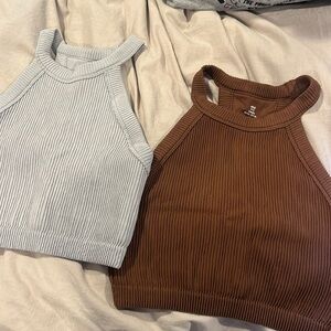 Very good condition two aerie tank tops